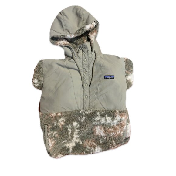 ⛺️ PATAGONIA 🏔️ Women's Medium Shelled Retro-X® Pullover Jacket Pine Green Camo - Picture 2 of 9